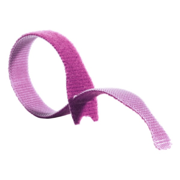 VELCRO® One Wrap® Strap - 13 mm x 200 mm - 100 stuks - Roze