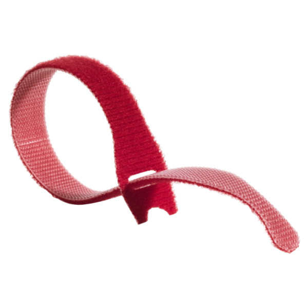 VELCRO® One Wrap® Strap - 20 mm x 200 mm - 25 stuks - Rood