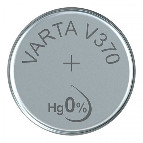 VARTA V370 Batterij - Zilveroxide - 1,55V - Horloge - Bulk