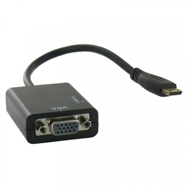 Mini HDMI naar VGA adapter