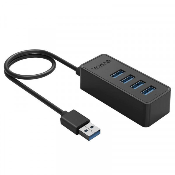 Orico USB-A Hub - 4x USB-A - OTG functie - USB 3.2 Gen 1 - 1 meter - Zwart
