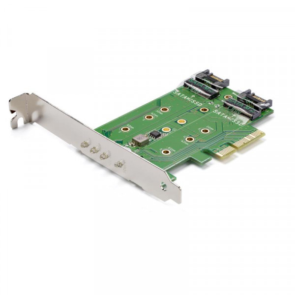 StarTech 3 poort M.2 NGFF SSD kaart adapter PCIe 3.0 M.2