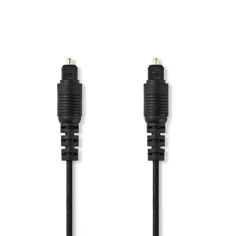 Optische Audiokabel - TosLink Male - TosLink Male - 10.0 m - Rond - PVC - Zwart - Label