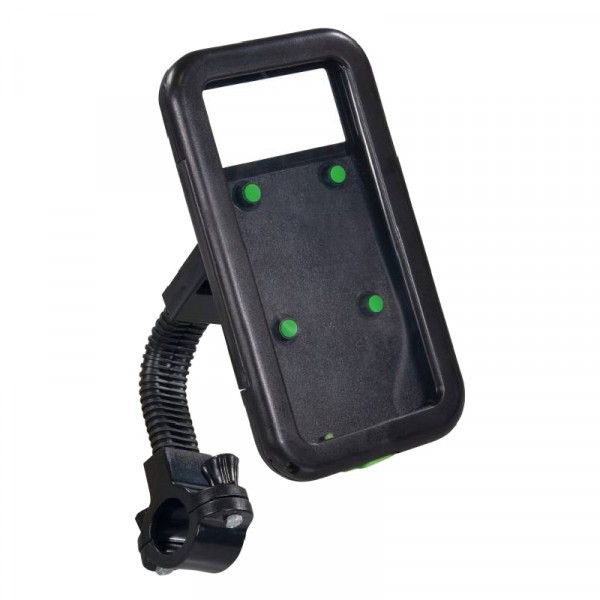 Telefoonhouder voor fiets - Tot 7 inch - Bescherming tegen water - Zwart