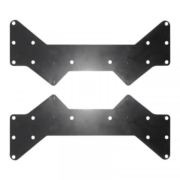 VESA Adapter set - 200 (beugel) naar 400 (scherm) - Extra stevig - Zwart