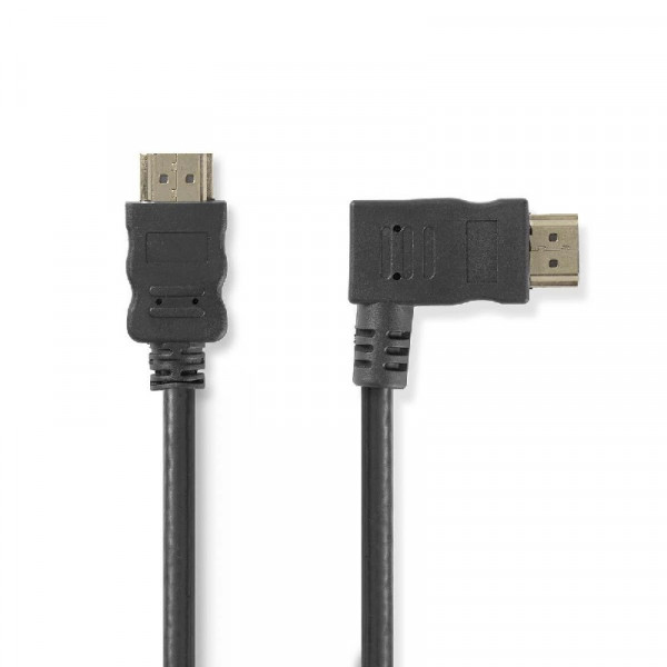 HDMI 1.4 met ethernet Kabel 1,5m haaks rechts