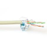 ACT FTP Cat5e kabel Ivoor 500m soepel LSZH