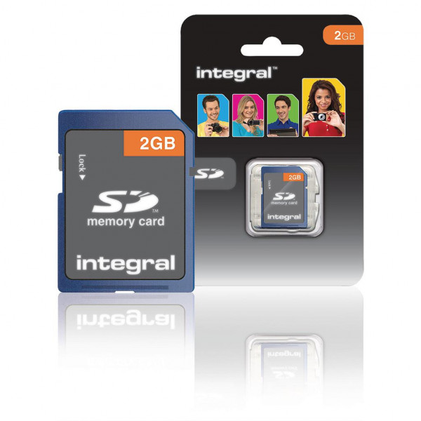 Integral SD kaart 2 GB (class 4)