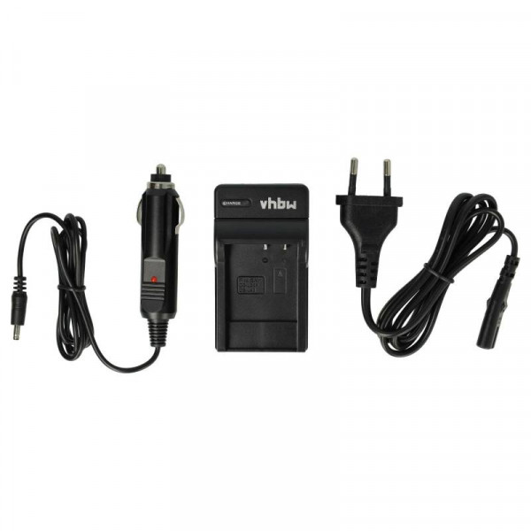 Accu oplader voor B&O BeoPlay H7, H8, H9 en diverse Sanyo Xacti - Met 12V plug - Zwart