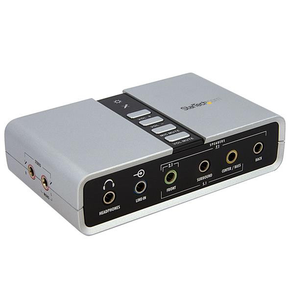 StarTech 7.1 USB Audio-adapter Externe Geluidskaart met SPDIF Digitale Audio