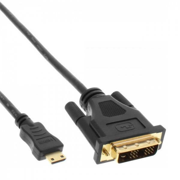 Mini HDMI - DVI Single-Link Kabel 2m