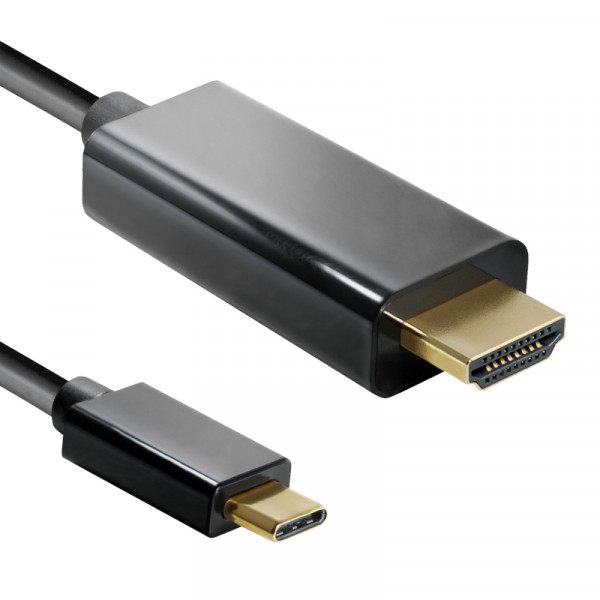 USB-C naar HDMI kabel - 4K 60Hz - 3 meter - Zwart