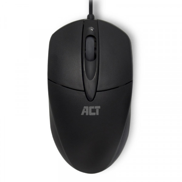 ACT Bekabelde Optische Muis - USB-A - 1000 DPI - Zwart