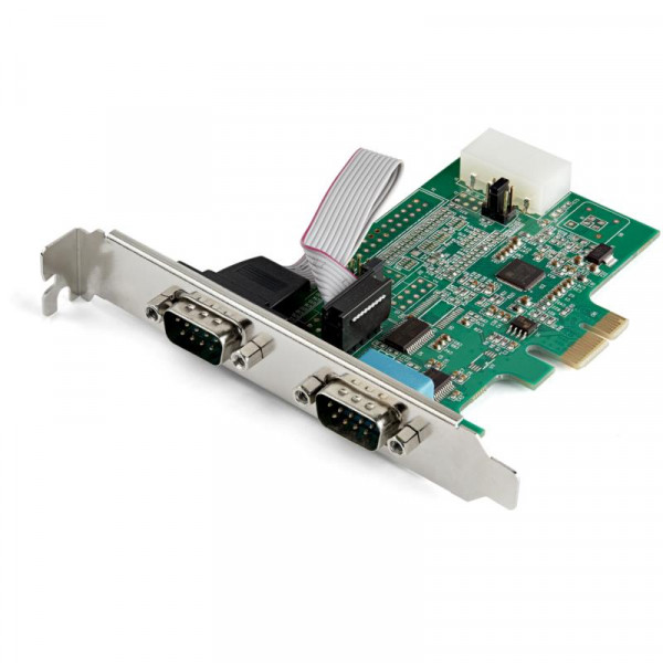 StarTech 2 poorts PCI Express RS232 seriële adapterkaart