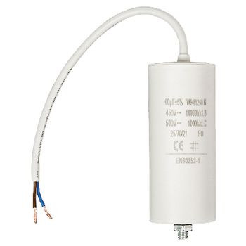 Condensator - 60 uF - Maximaal 450V - Met kabel