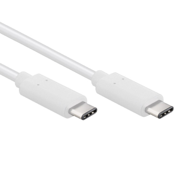 USB-C Oplaad- en datakabel voor Apple iPhone 15 Pro - USB 3.0 - 0,25 meter - Wit