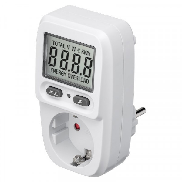 Energiemeter - IP20 - 250V - 16A - Wit