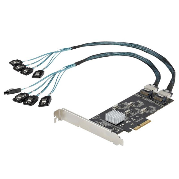 StarTech 8 Port SATA PCIe Kaart - PCI Express SATA 6Gbps