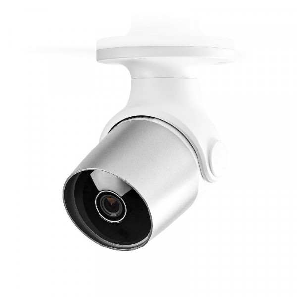 Slimme Wifi Camera voor Buiten - IP Camera - Full HD - Met Nachtzicht - Wit/Zilver
