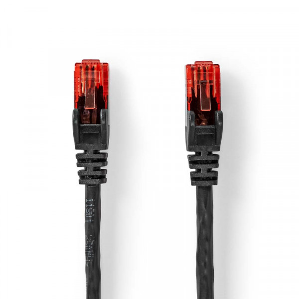 UTP CAT6 Gigabit Netwerkkabel - CCA - Outdoor - Basic - 50 meter - Zwart