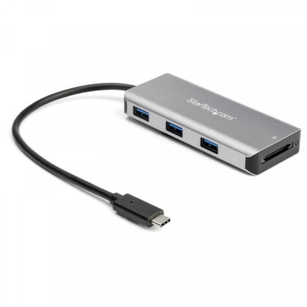 StarTech 3 poorts - USB-C hub met SD kaartlezer - 3x USB-A