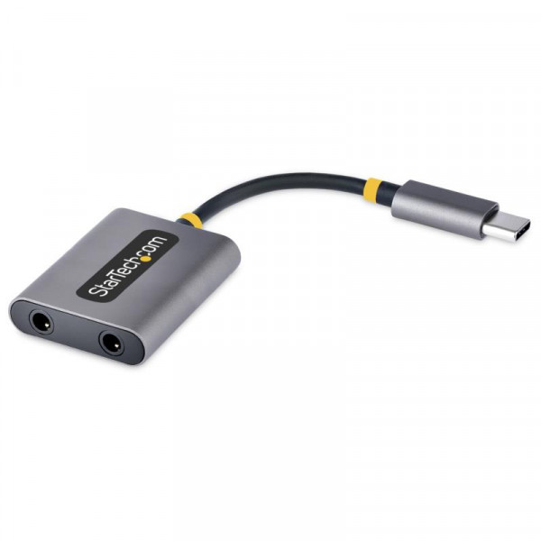 StarTech USB-C Headphone Splitter - USB Dual Headset Adapter