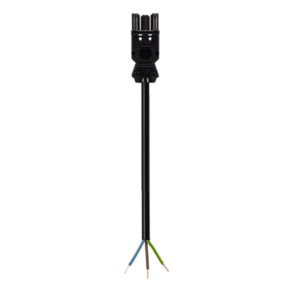 Wieland Aansluitsnoer - GST18-3® (v) naar Open Einde - 3G1,50mm² - 7 meter - Zwart