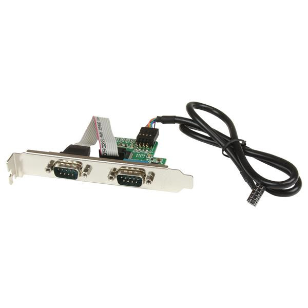 StarTech 60cm Interne USB Moederbord naar 2-poort RS232 Seriële Adapter