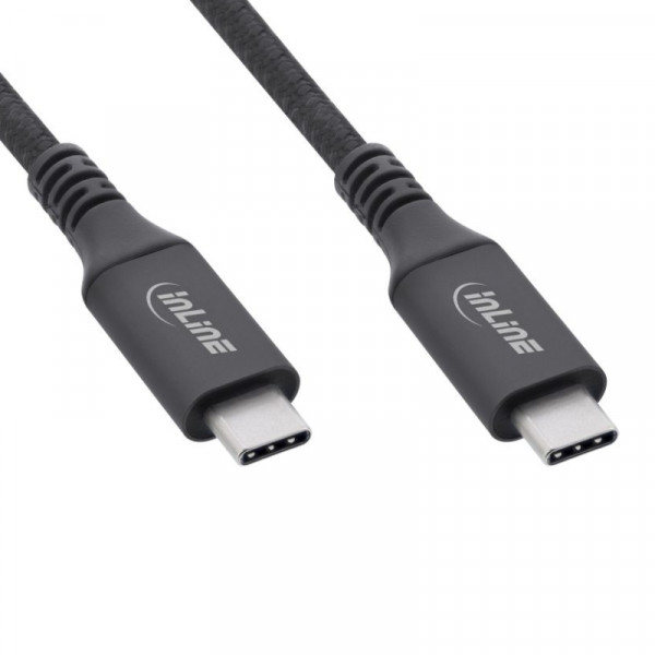 USB-C Kabel - USB 4 Gen 3x2 - 0,5 meter - Zwart