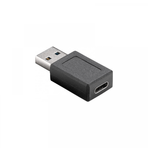 USB-A - USB-C Adapter - USB 3.2 Gen 1 - Zwart