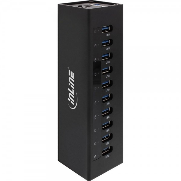 Inline USB 3.0 Hub 10-poorts