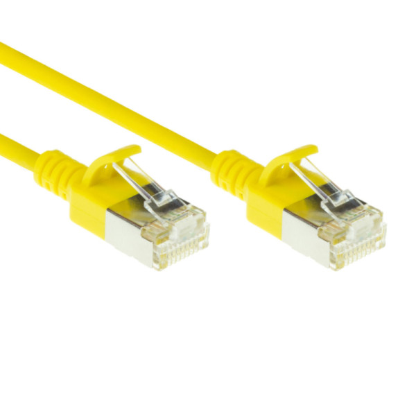 UTP CAT6 Slimline Gigabit Netwerkkabel - CU - 7 meter - Geel