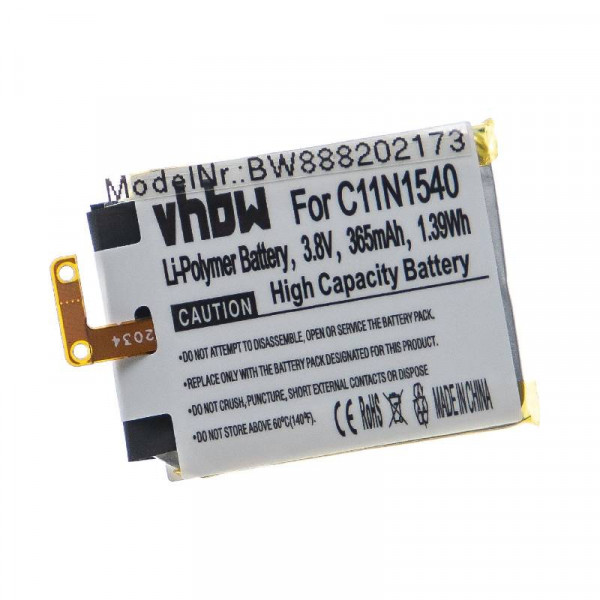 Accu voor Asus C11N1540, 0B200-01630100 - 3,8V - 365 mAh - Grijs