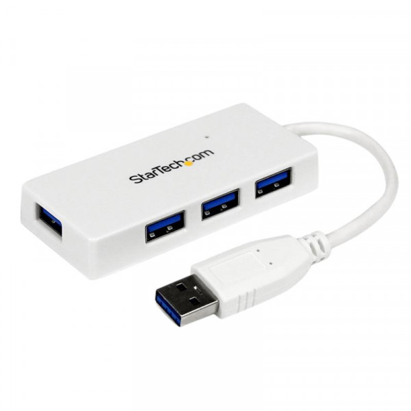 StarTech 4 poorts External USB 3 Mini Hub w built-in kabel
