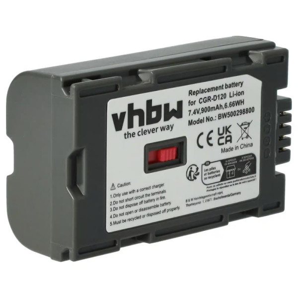 Accu voor Hitachi DZ-BP28, DZ-BP16 - 7,2V - 900mAh - Zwart