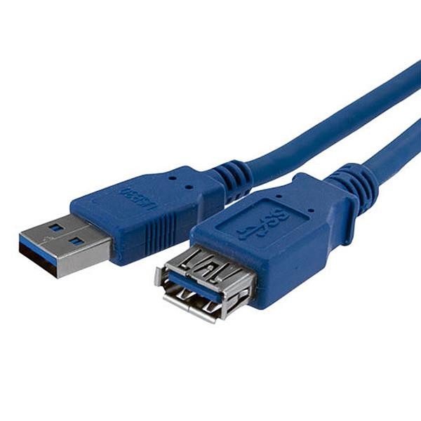 StarTech 1m SuperSpeed USB 3.0 Verlengkabel A naar A - Blauw M/F