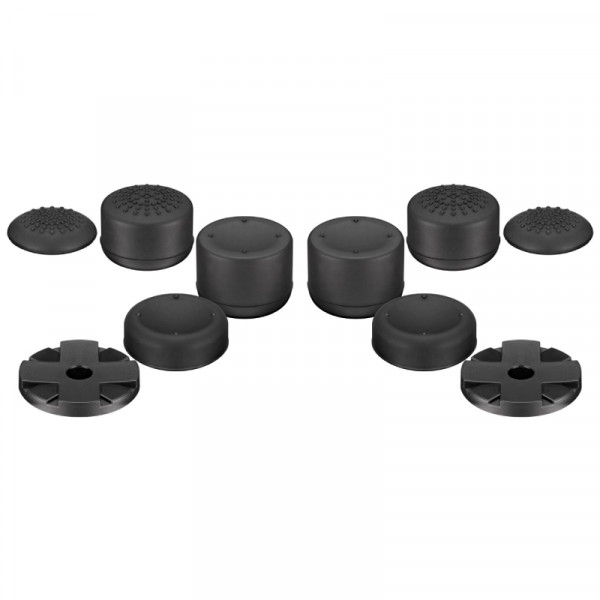 Key Cap Pack voor PlayStation 5 Controller - 10-in-1 - Zwart