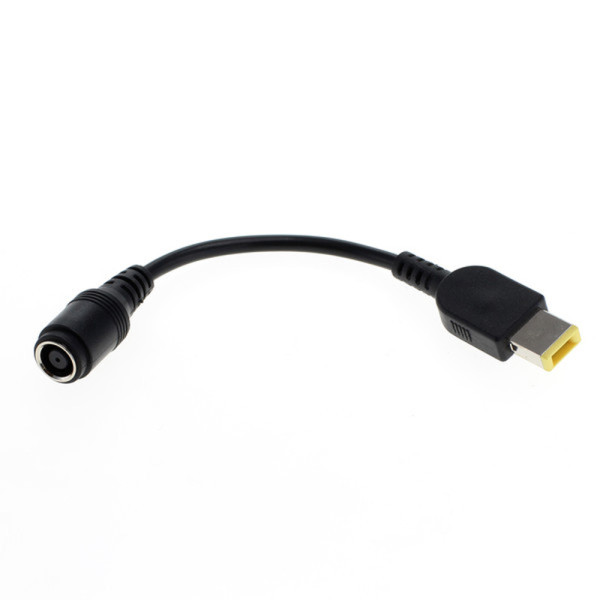 Adapterkabel voor Lenovo ThinkPad Lader - 0,15 meter - Zwart