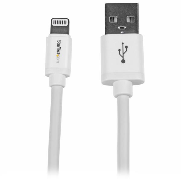 StarTech USB-A naar Lightning Kabel voor Apple - 2 meter - Wit