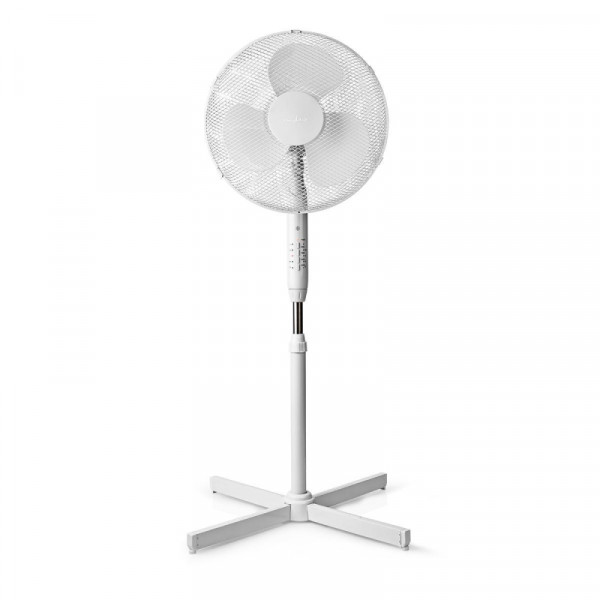 Staande Ventilator 40cm - 3 Snelheden - Wit