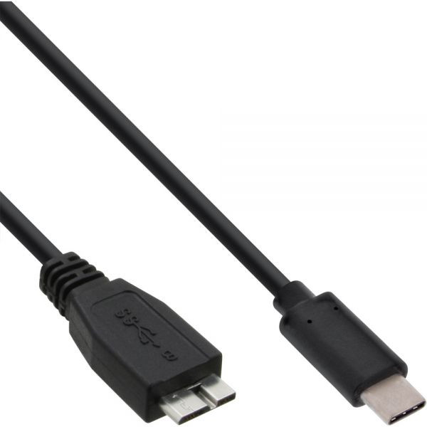 USB C naar USB Micro B aansluitkabel 1 meter - USB 3.1 gen2 - Zwart