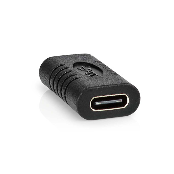 USB-C Koppelstuk - USB-C (v) naar USB-C (v) - USB 3.2 Gen 2 - Zwart