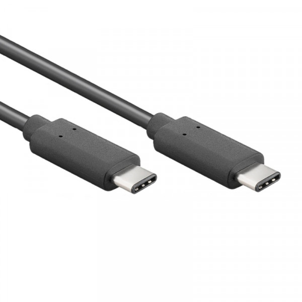 USB-C Kabel - USB 3.2 Gen 2x2 - 0,25 meter - Zwart