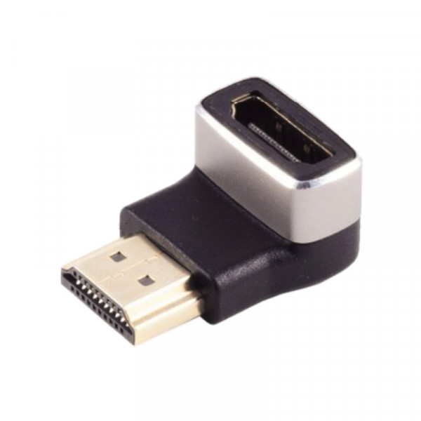 HDMI 2.1 Adapter - Haaks naar onder - Premium - 8K 60Hz - Zwart