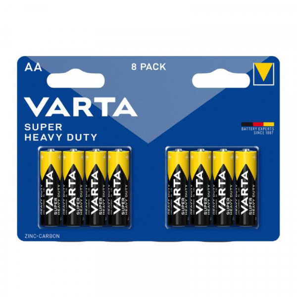 VARTA 8x AA Batterij - Superlife / Super Heavy Duty - Zink-carbon