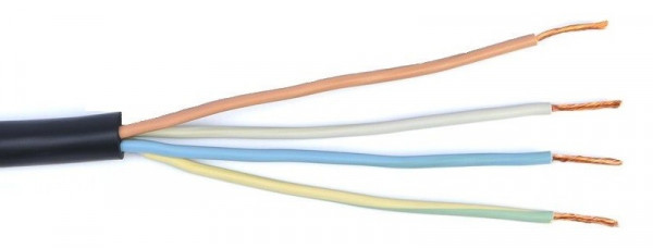 Neopreen kabel H07RN-F 4 x 1,5mm² per meter