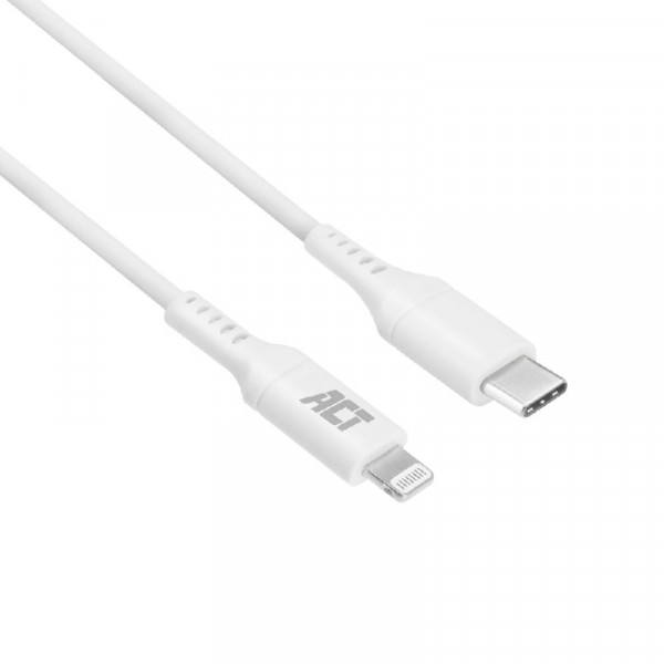 USB C naar Lightning kabel 1 meter wit