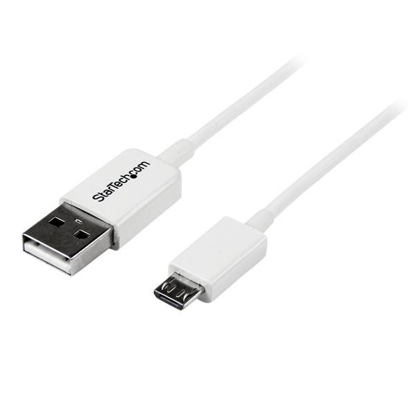 StarTech 0,5 m witte micro USB-kabel - A naar micro B