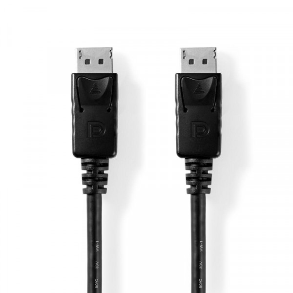 DisplayPort v1.1 Kabel - 4K 30Hz - 2 meter - Zwart