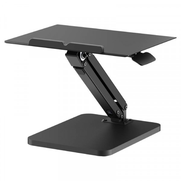 Verstelbare Laptopstandaard - Met gasveer - Tot 5kg - Zwart